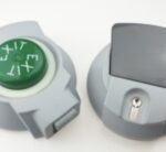 Zamek klamka drzwi chłodni owalny