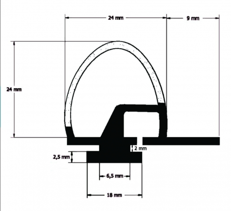 Zrzut ekranu 2025-01-21 164304 Uszczelka obwiedniowa z korytkiem pod grzałkę - obrazek 1