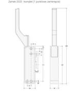 zamek rączka klamka zatrzask drzwi z dźwignią 2025 - obrazek 2
