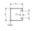 profil szyna montażowa 41x41x2 mm - obrazek 3
